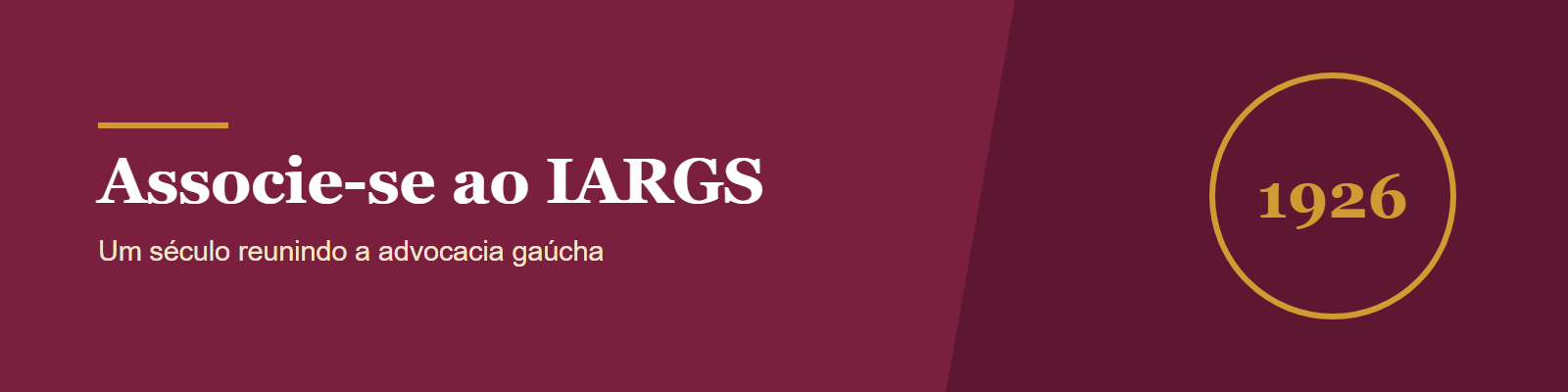 Associe-se ao IARGS: um século reunindo a advocacia gaúcha